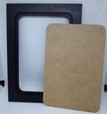 Ver imagem 2 de Kit com 5 Quadros para Fotos 14x09 Cm em Mdf - Cor: Preta