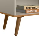 Ver imagem 6 de Rack para Sala de Estar Tv 50 Pol 120cm Pés Palito Odem L05 Nature Off White - Lyam Decor