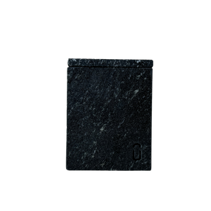 Pote Organize com Tampa Granito Preto Via Lactea Vintage 11x9cm