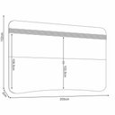 Ver mais imagens de Rack para Sala Martina com Painel para TV 80 pol Orgânico Ermione B01 Cinamomo Off White - Lyam