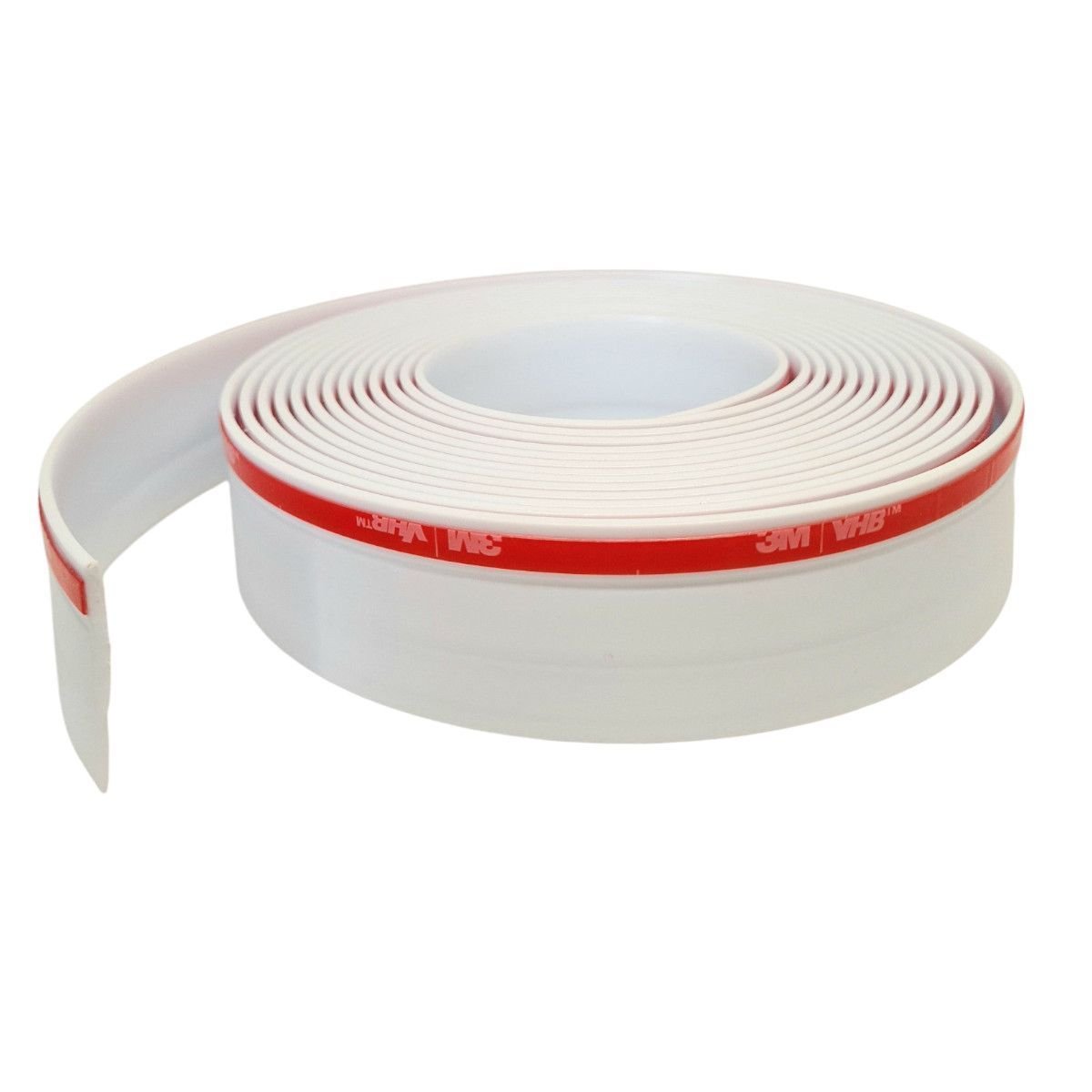 Veda Porta Fresta Vão Adesivo Pvc Flexivel Maleavel 5,00mt:branco - 2