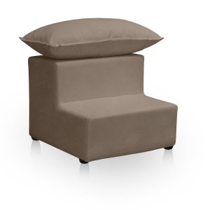 Escada Escadinha 2 Degraus para Maca com Almofada Clinica Escada de Maca Tatuagem Luxo Resistente Co