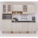 Ver imagem 3 de Cozinha Modulada Compacta 5 Peças com Tampos e sem Pia Isis Luciane Móveis