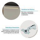 Ver imagem 7 de Cozinha Modulada Compacta 5 Peças com Tampos e sem Pia Isis Luciane Móveis