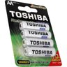 Pilha Recarregavel Aa 1,2v 2600mah Tnh6gae Toshiba (cartela com 4 Unid.) - Cxf / 10 - 3