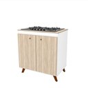 Ver imagem 4 de Balcão Cooktop Auxiliar Cozinha 2p 90x70cm Netmobil - Dubai