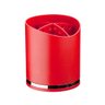Conjunto Cozinha 4 Peças C/ Lixeira Porta Detergente - Vermelho - 2