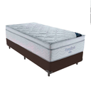 Ver imagem 1 de Cama Box Solteiro Marrom e Colchão Freedom Molas Ensacadas Ortobom