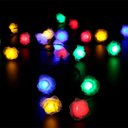 Ver imagem 2 de Grinalda Cordão Luzes Solares Jardim Rosas Coloridas 20 Leds