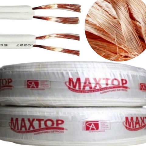 Fio Cabo Paralelo 1,5mm 50 Metros Maxtop