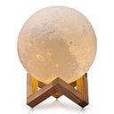 Ver imagem 4 de Luminária Lua Cheia Led Rgb Colorida 3d 15cm Abajur de Mesa Usb