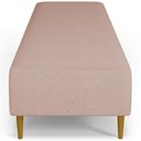 Ver imagem 4 de Puff Decorativo Bali W01 Pés Palito 170x60cm Linho Rosê - Lyam Decor