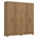 Ver imagem 1 de Guarda Roupa Casal B367 Ripado 6 Portas Nature - Móveis Briz