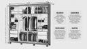 Ver imagem 4 de Guarda Roupa 8 Portas Espelho Gran Prime-grand Line
