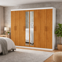 Ver imagem 1 de Guarda Roupa 8 Portas Espelho Gran Prime-grand Line