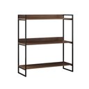 Ver imagem 2 de Aparador Industrial 3 Prateleiras Córdoba 95cm Preto e Carvalho