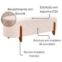 Ver imagem 4 de Puff Recamier Organico Imperial 160 cm Boucle Rose Impo