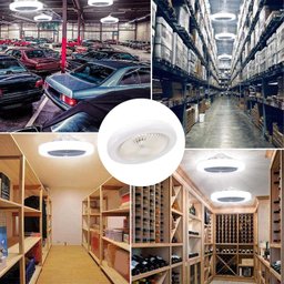 Ventilador Teto Led Rgb Silencioso Controle Remoto (branco) - 5