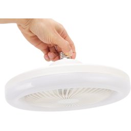 Ventilador Teto Led Rgb Silencioso Controle Remoto (branco) - 7