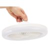 Ventilador Teto Led Rgb Silencioso Controle Remoto (branco) - 9
