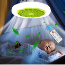 Ver imagem 2 de Ventilador Teto Led Rgb Silencioso Controle Remoto (branco)