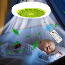 Ver imagem 2 de Ventilador Teto Led Rgb Silencioso Controle Remoto (branco)