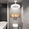 Ventilador Teto Led Rgb Silencioso Controle Remoto (branco) - 12