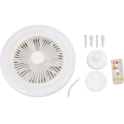 Ventilador Teto Led Rgb Silencioso Controle Remoto (branco) - 2