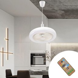 Ventilador Teto Led Rgb Silencioso Controle Remoto (branco) - 4