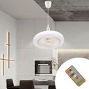 Ver imagem 7 de Ventilador Teto Led Rgb Silencioso Controle Remoto (branco)