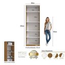 Ver mais imagens de Quarto Modulado 100% MDF 4 Peças 7 Portas Cômoda 4 Gavetas Integrato Freijó
