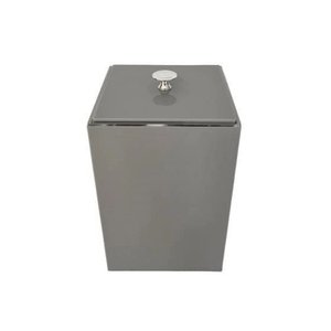 Lixeira Acrílico Premium 10 Litros Escritorio, Casa, Hotel, Pousada Esconde Sacola