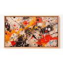 Ver imagem 2 de Quadro Decorativo N°9 115x70cm - Panorâmico Expressionismo Respingos - Rollflex