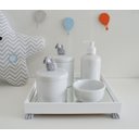 Ver imagem 1 de Kit Higiene Porcelana Bebê Banho Cuidado Quarto Unissex Maternidade K014 Ovelha - Prata