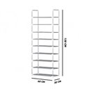 Ver imagem 2 de Sapateira Vertical Sapateira 9 Prateleiras Organizador Multiuso Estrutura Reforçada Branco
