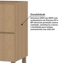Ver imagem 4 de Balcão de Cozinha 80cm 1 Porta e 1 Gaveta sem Tampo Slim Luciane Móveis