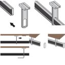 Ver imagem 3 de Suporte Topo Cabideiro Vesto Rm 282 Preto Rometal