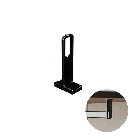 Suporte Topo Cabideiro Vesto Rm 282 Preto Rometal