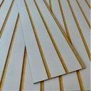 Ver imagem 1 de Painel Ripado Parede Versátil Kit 75 Placas Mdf 45 X 11 Cm:azul