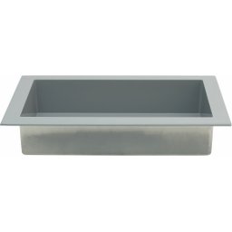 Nicho Banheiro Embutir de Mármore Sintético Cinza 30x50 Quanta Compositos Nicho de Embutir 30x50 sem - 4