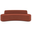 Ver imagem 4 de Sofá 3 Lugares Sala de Estar Cancún D02 Veludo Terracota 180 Cm C-417 - Lyam Decor