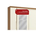 Ver imagem 7 de Guarda Roupa Casal 4PT 3g Esp Pé CB01T591 Off Kappesberg