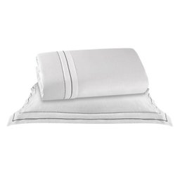 Duvet Capa de Edredom Casal Bordado W. Bridge ByTheBed - 1