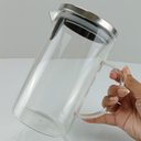 Ver imagem 5 de Jarra de Borossilicato 1L Transparente 18x10x10cm Água Suco Chá Bebidas Mesa