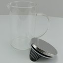 Ver imagem 4 de Jarra de Borossilicato 1L Transparente 18x10x10cm Água Suco Chá Bebidas Mesa