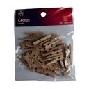 Ver imagem 2 de Mini Prendedor Pregador Madeira Organizador 2,5cm Clip 96 Pç