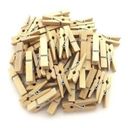 Ver imagem 3 de Mini Prendedor Pregador Madeira Organizador 2,5cm Clip 96 Pç