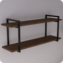 Ver imagem 3 de Prateleira Estilo Industrial P/ Quarto Parede GND PM 100cm