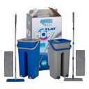 Ver imagem 1 de Flat Mop com Balde Lava e Seca 5 Litros e 2 Refis de Microfibra
