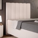 Ver imagem 6 de Cabeceira Cama Box Painel Solteiro 100 Cm Linho Cru